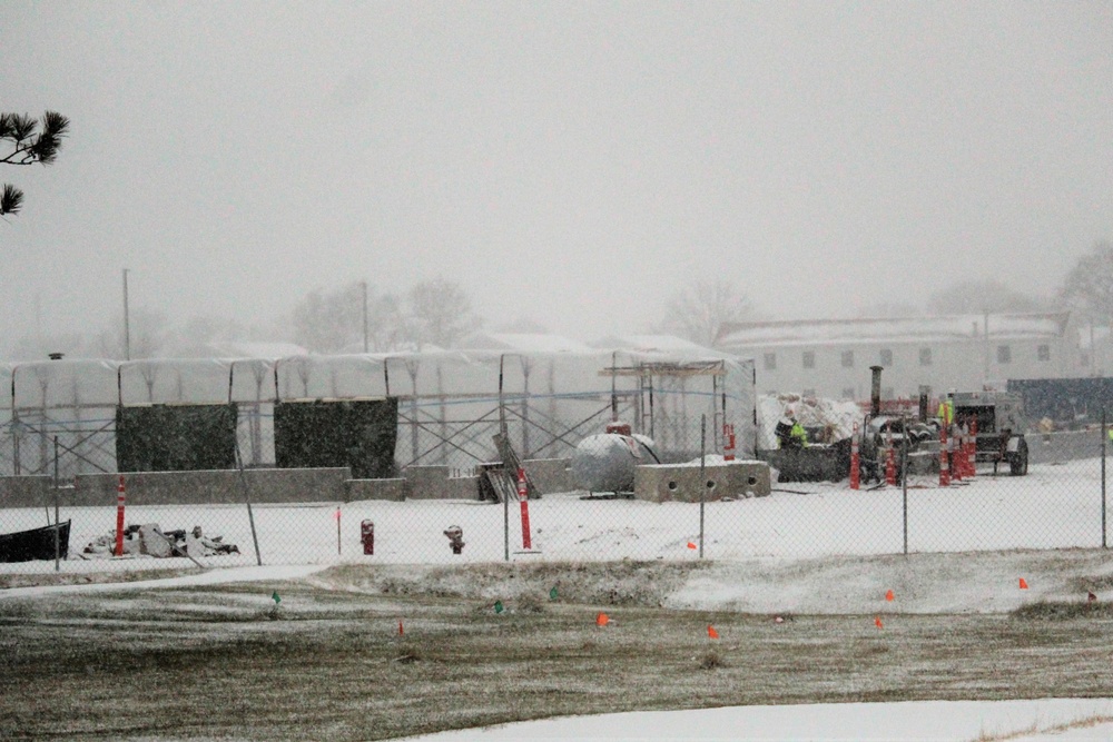 December 2022 construction operations of $11.96 million transient training brigade headquarters at Fort McCoy