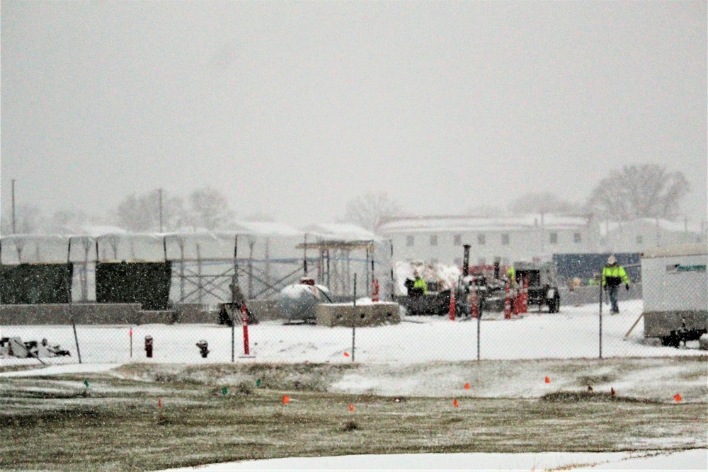 December 2022 construction operations of $11.96 million transient training brigade headquarters at Fort McCoy