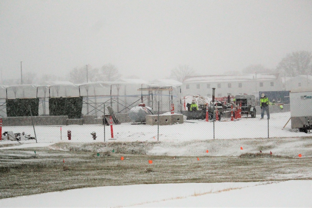 December 2022 construction operations of $11.96 million transient training brigade headquarters at Fort McCoy