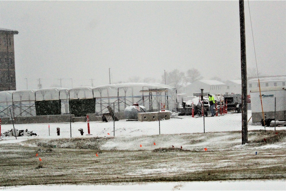 December 2022 construction operations of $11.96 million transient training brigade headquarters at Fort McCoy