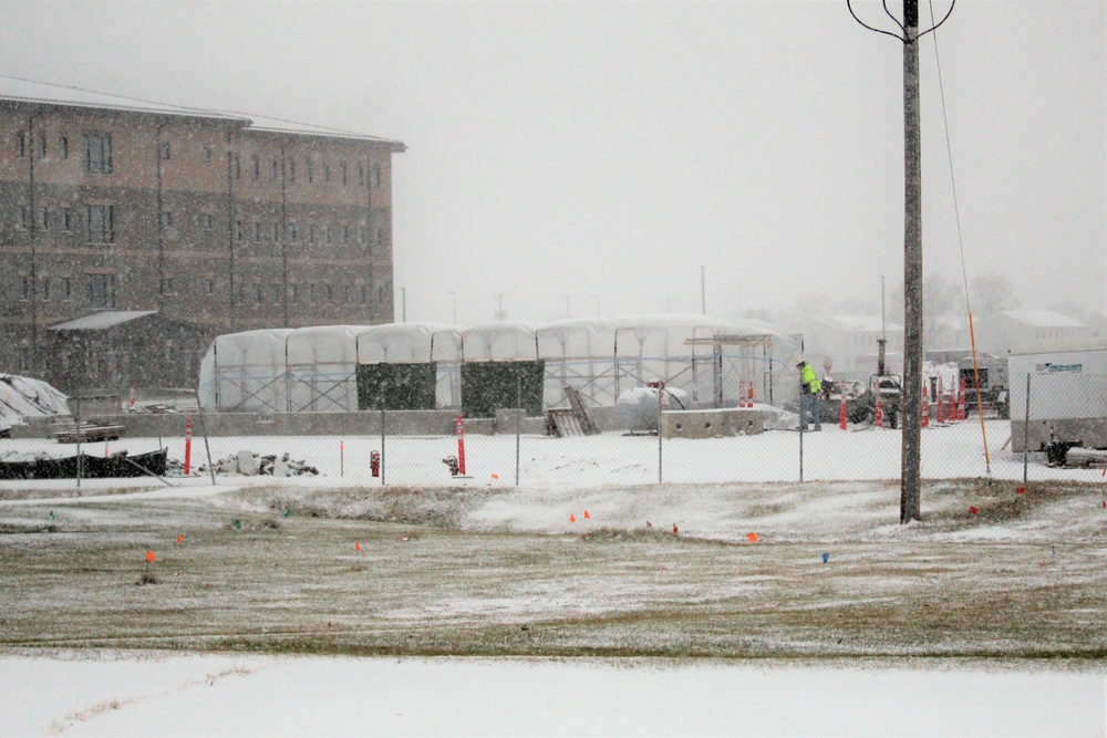 December 2022 construction operations of $11.96 million transient training brigade headquarters at Fort McCoy