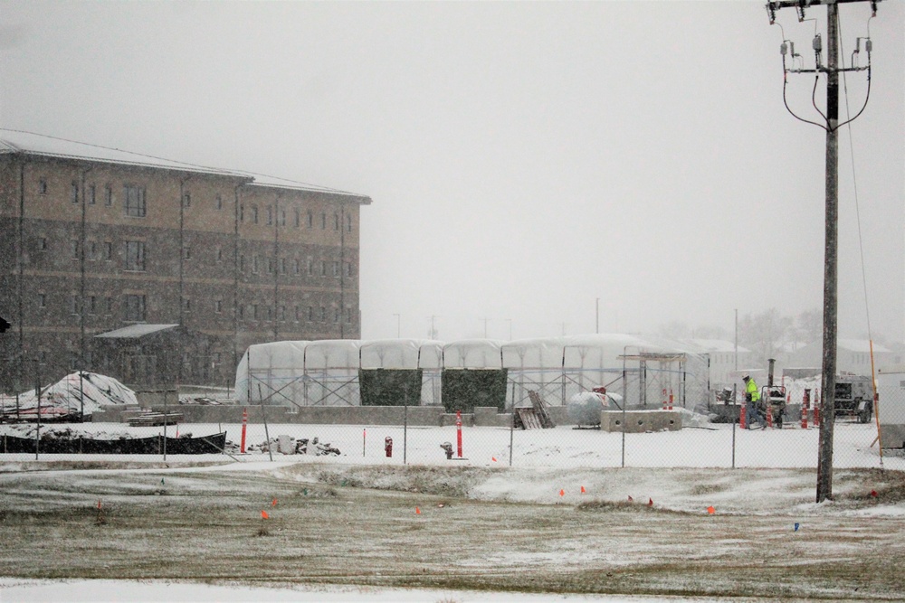 December 2022 construction operations of $11.96 million transient training brigade headquarters at Fort McCoy