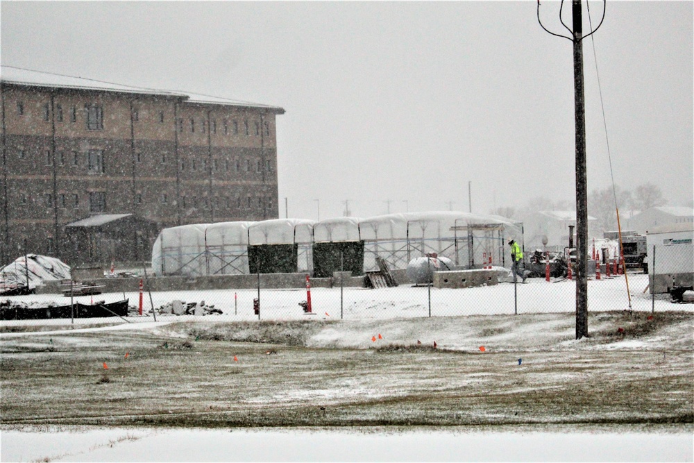 December 2022 construction operations of $11.96 million transient training brigade headquarters at Fort McCoy