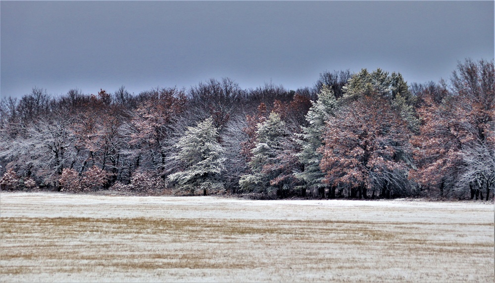 December 2022 snow scenes at Fort McCoy