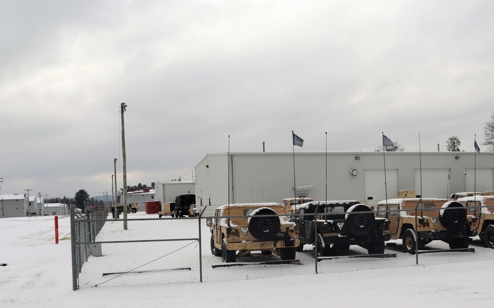 December 2022 snow scenes at Fort McCoy