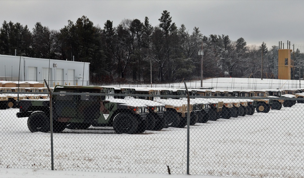 December 2022 snow scenes at Fort McCoy