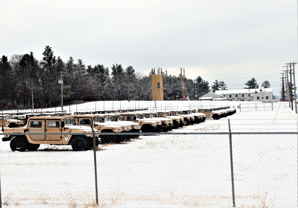 December 2022 snow scenes at Fort McCoy