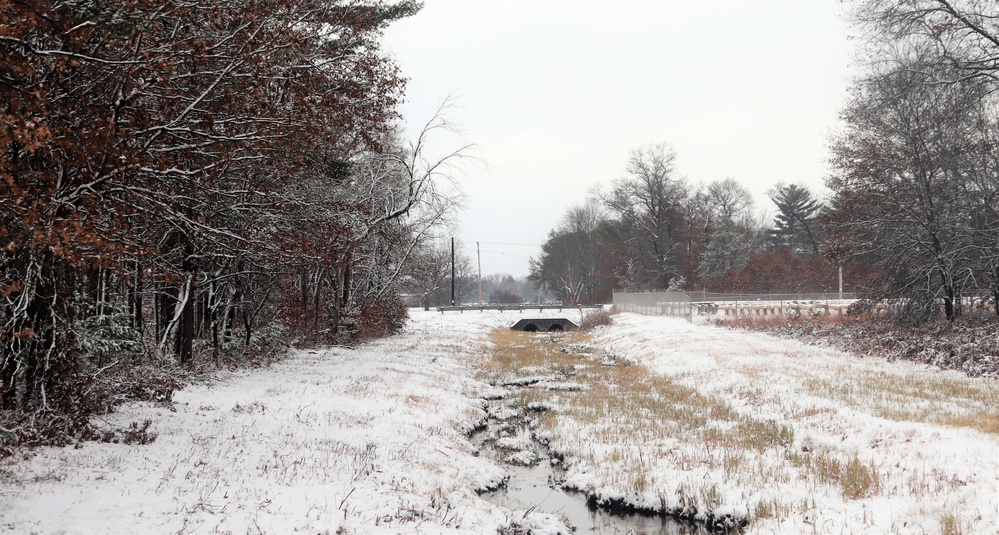 December 2022 snow scenes at Fort McCoy