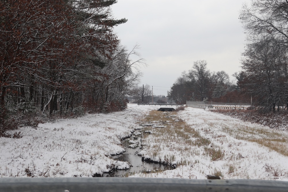 December 2022 snow scenes at Fort McCoy