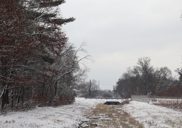 December 2022 snow scenes at Fort McCoy