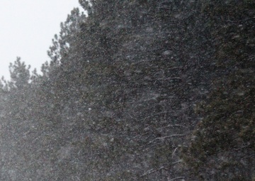December 2022 snow scenes at Fort McCoy
