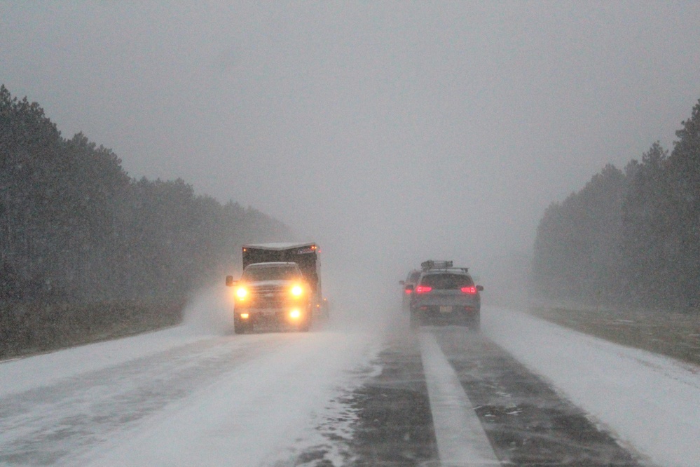 December 2022 snow scenes at Fort McCoy