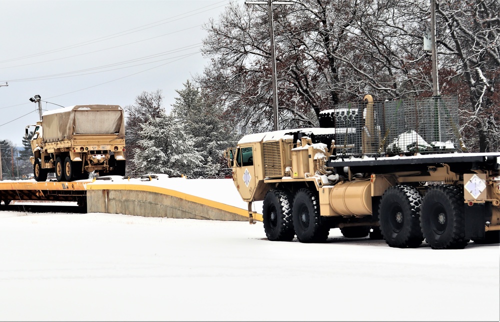 Unit Movement Officer Deployment Planning Course training site snow cover