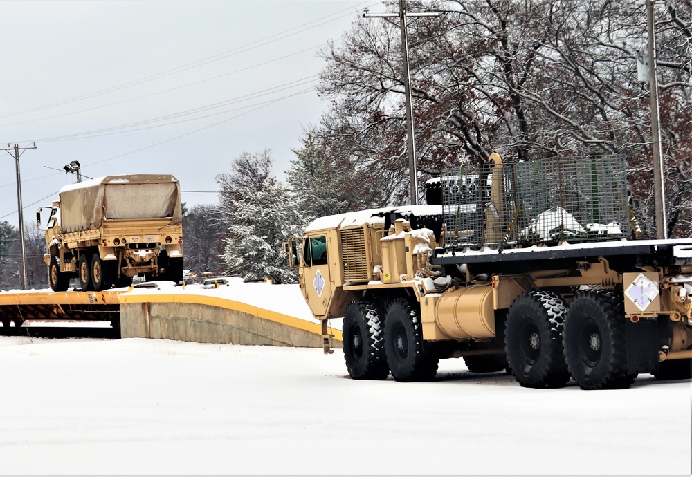 Unit Movement Officer Deployment Planning Course training site snow cover