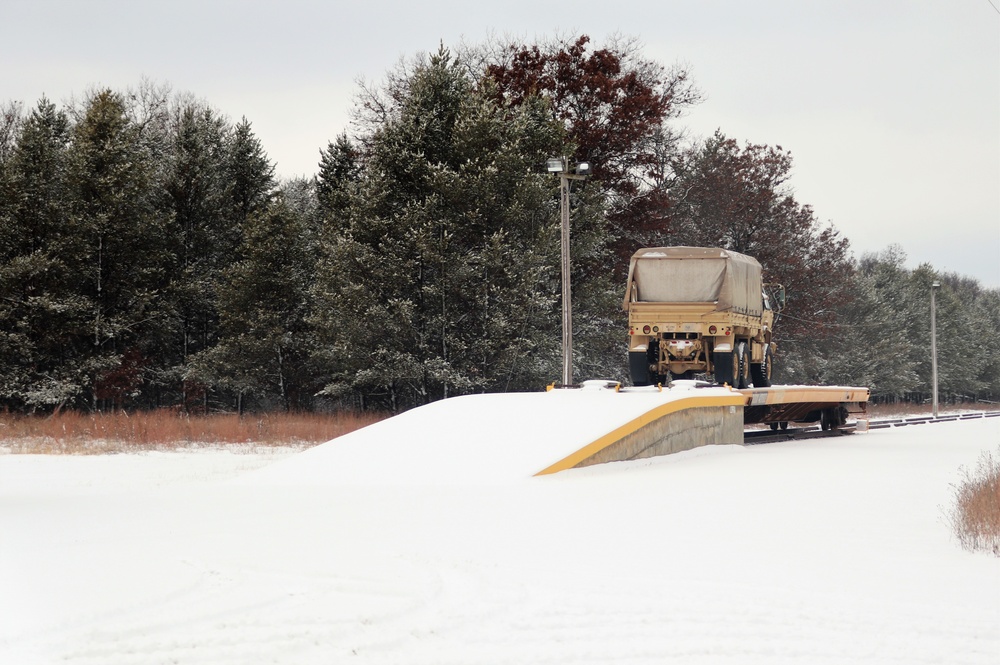 Unit Movement Officer Deployment Planning Course training site snow cover