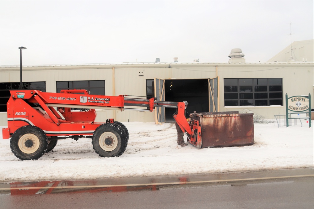 Renovation of Fort McCoy's Rumpel Fitness Center continues