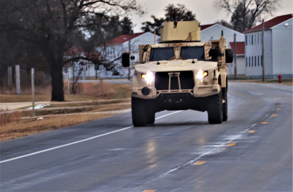 December 2022 JLTV training operations at Fort McCoy