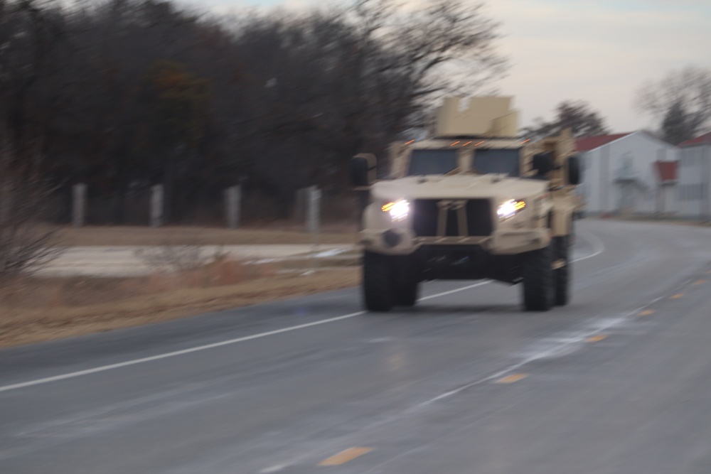 December 2022 JLTV training operations at Fort McCoy