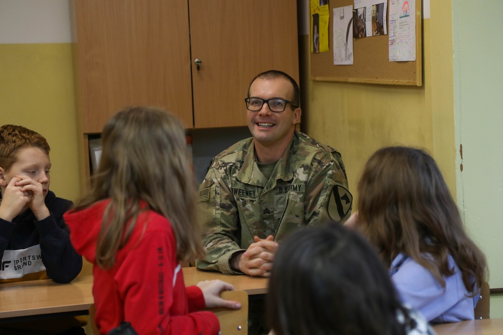 GREYWOLF Troopers Visit Polish Students