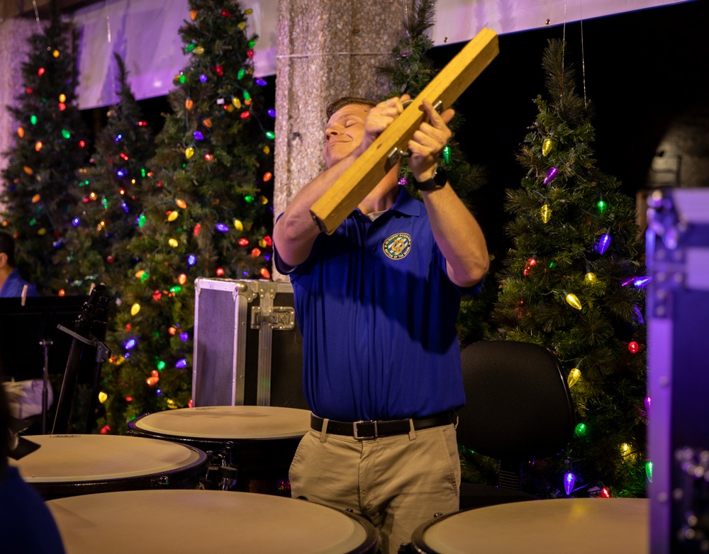 3rd Infantry Division Band perform at Savannah's Christmas on the River