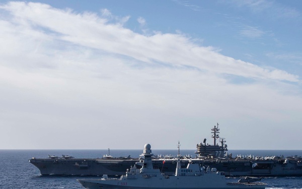 Carabiniere (F 593) Completes Operations with George H.W. Bush Carrier Strike Group