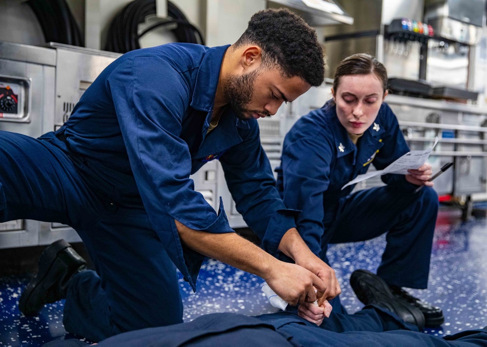 Daily Operations Aboard USS George H.W. Bush (CVN 77)