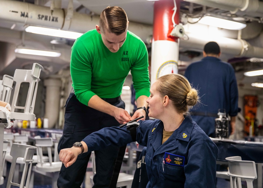 Daily Operations Aboard USS George H.W. Bush (CVN 77)