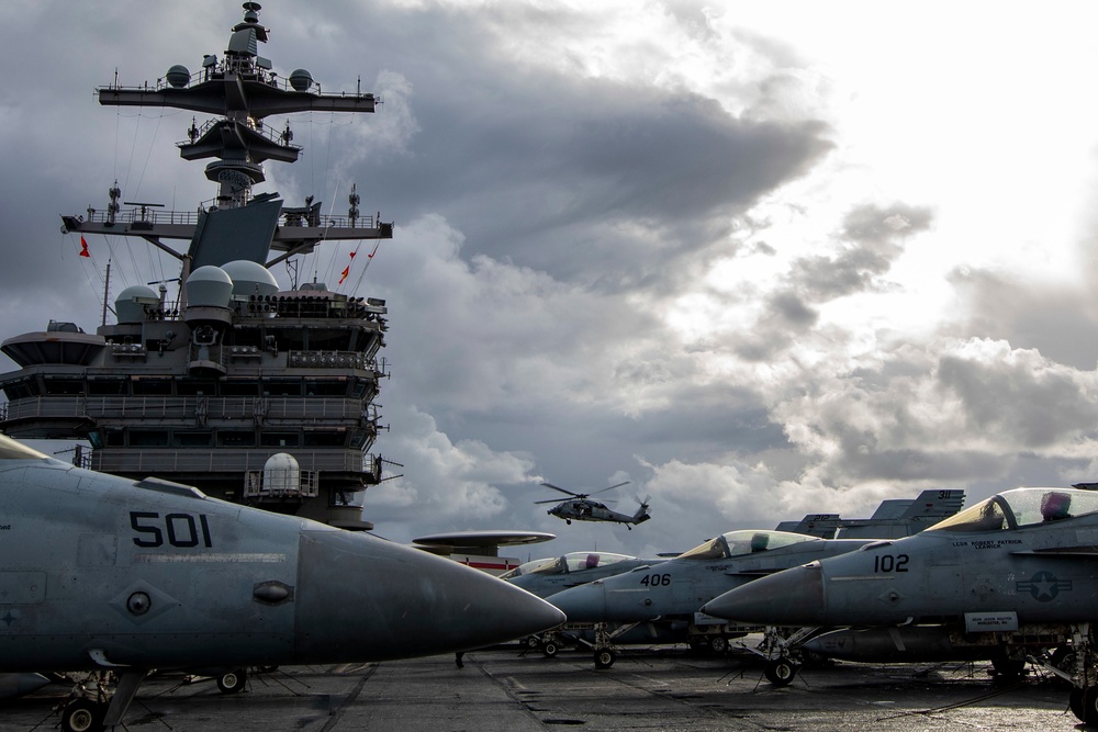 Daily Operations Aboard USS George H.W. Bush (CVN 77)