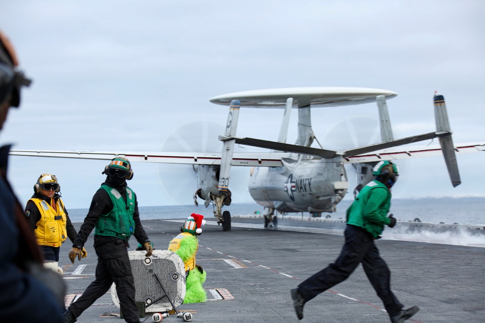 Abraham Lincoln conducts flight operations