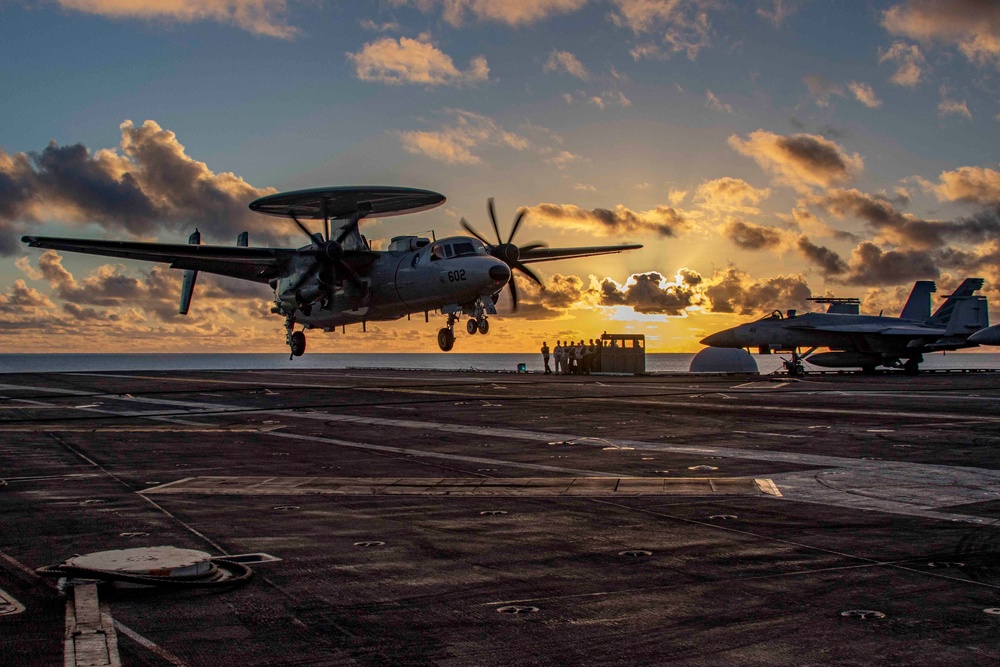 USS Abraham Lincoln conducts flight operations