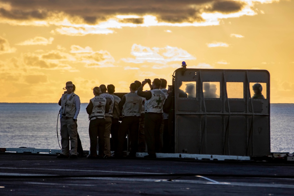 USS Abraham Lincoln conducts flight operations