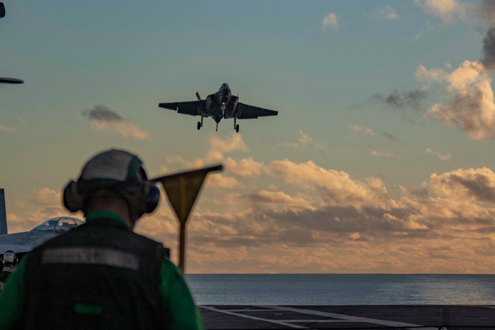 USS Abraham Lincoln conducts flight operations