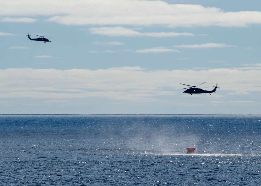 HSC-23 Assists with Recovery of NASA Orion Spacecraft