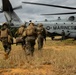 3d Transportation Battalion conducts simulated casualty evacuation drills with Marine Heavy Helicopter Squadron 465