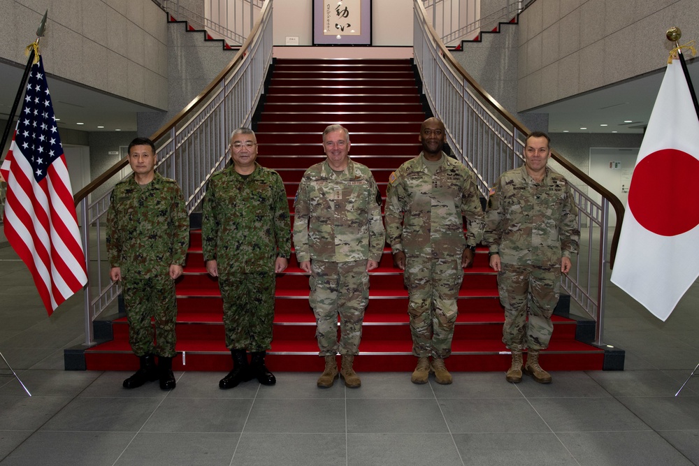 Lt. Gen. Ricky Rupp visits Camp Asaka during YS83