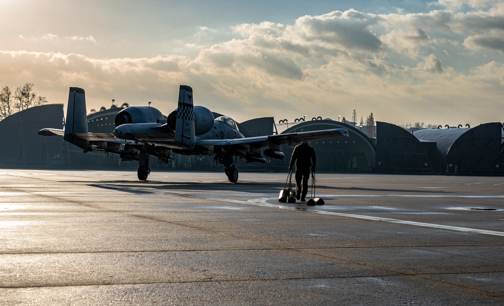 Maintainers ready A-10s for flight