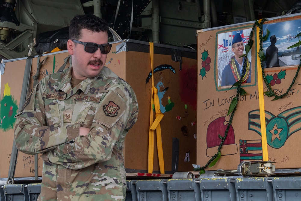 36th EAS members honor fallen Airman during Operation Christmas Drop