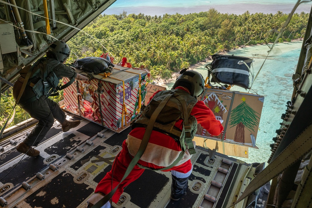 36th EAS members honor fallen Airman during Operation Christmas Drop