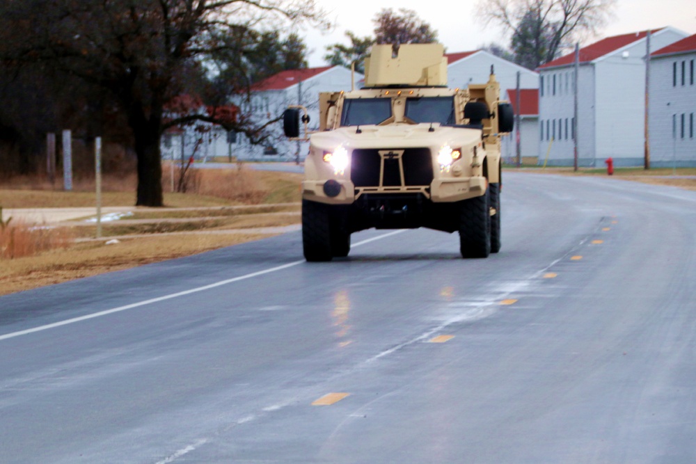 December 2022 JLTV training operations at Fort McCoy