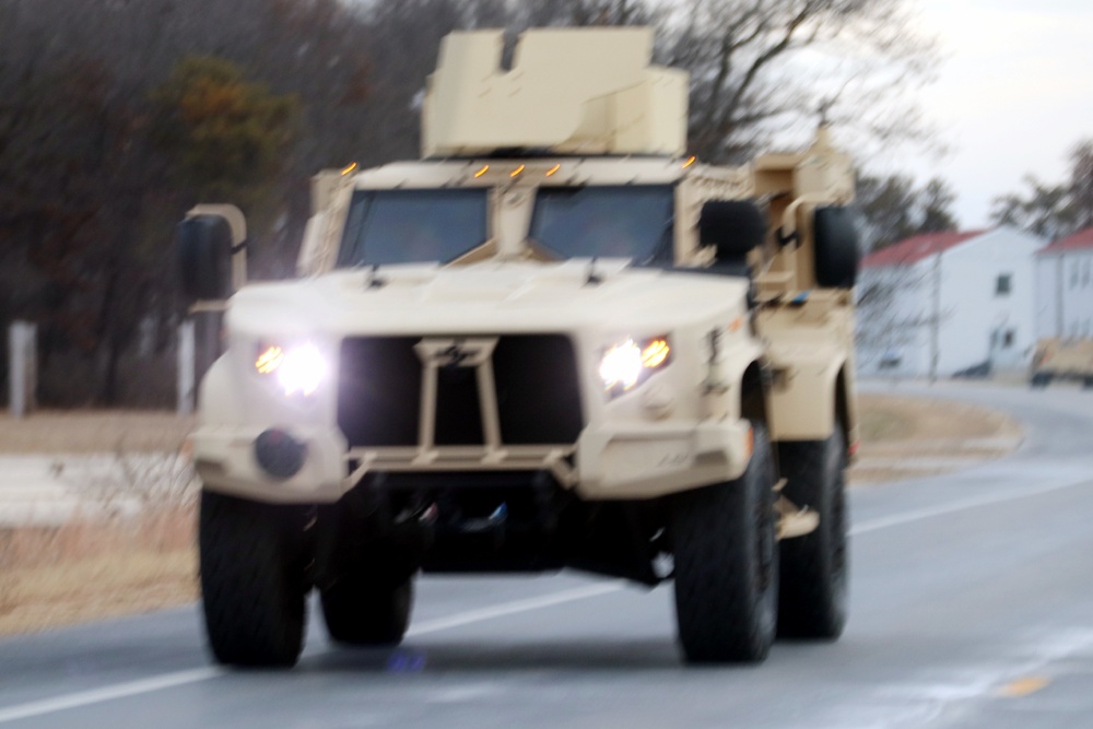 December 2022 JLTV training operations at Fort McCoy