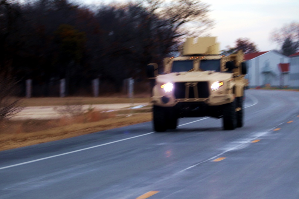 December 2022 JLTV training operations at Fort McCoy