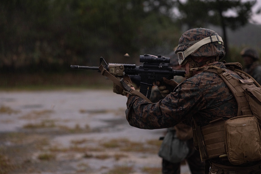 Combat Logistics Regiment 3 Marines conduct Rifle Range Training during exercise Winter Workhorse 