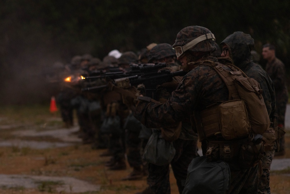 Combat Logistics Regiment 3 Marines conduct Rifle Range Training during exercise Winter Workhorse 