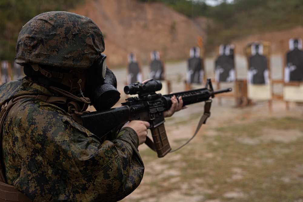 Combat Logistics Regiment 3 Marines conduct Rifle Range Training during exercise Winter Workhorse