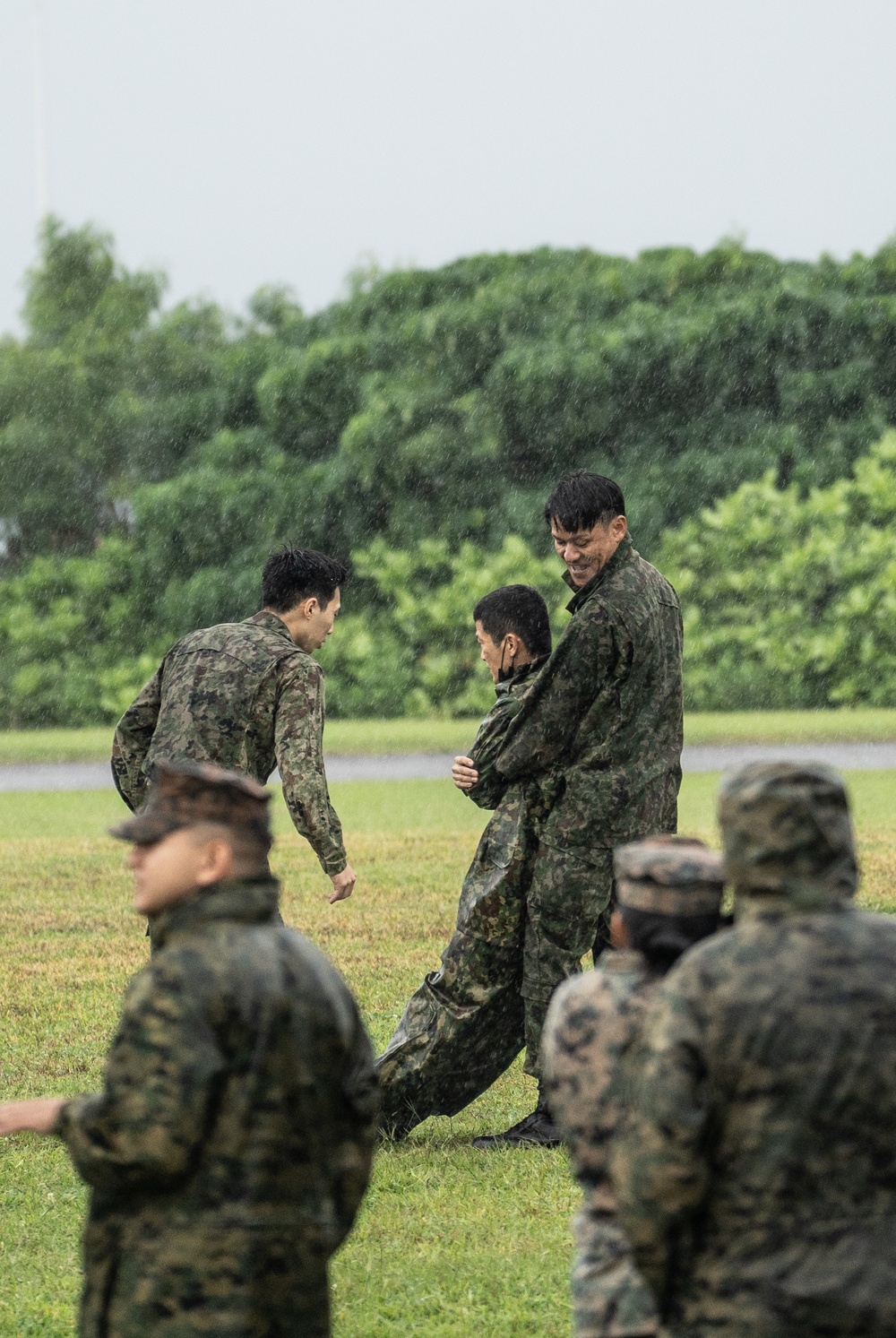 Combat Logistics Regiment 37 conducts Bilateral Field Meet with Japan Ground Self-Defense Force Personnel
