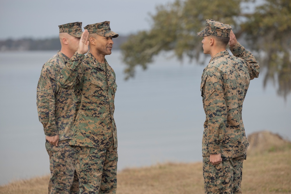 Cpl. Marco Hernandez Re-enlistment