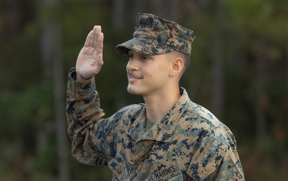 Cpl. Marco Hernandez Re-enlistment