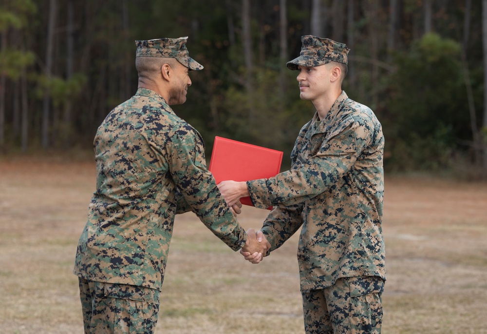 Cpl. Marco Hernandez Re-enlistment