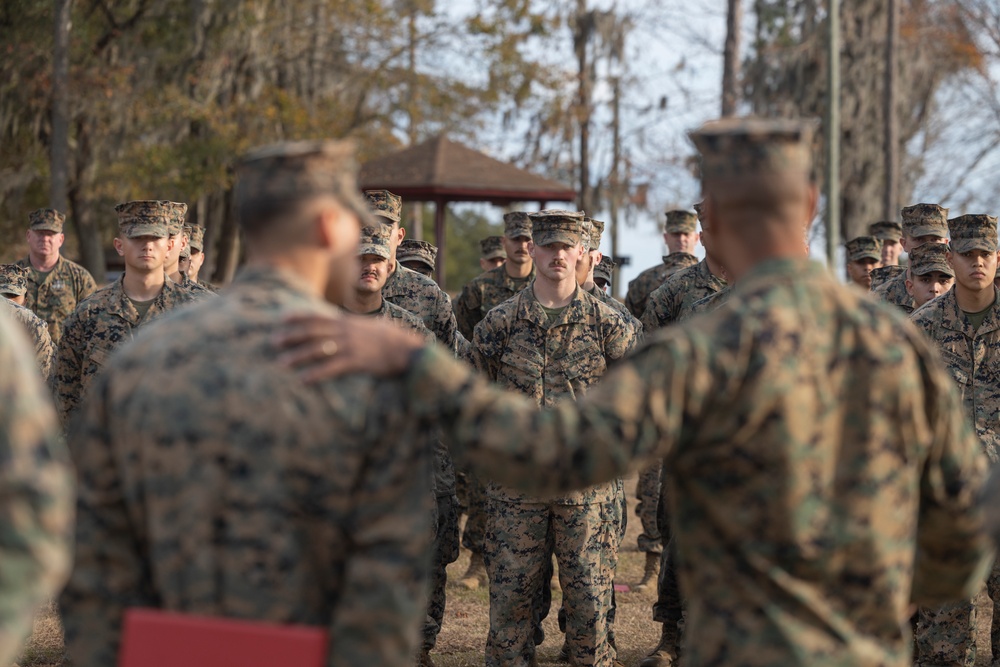 Cpl. Marco Hernandez Re-enlistment