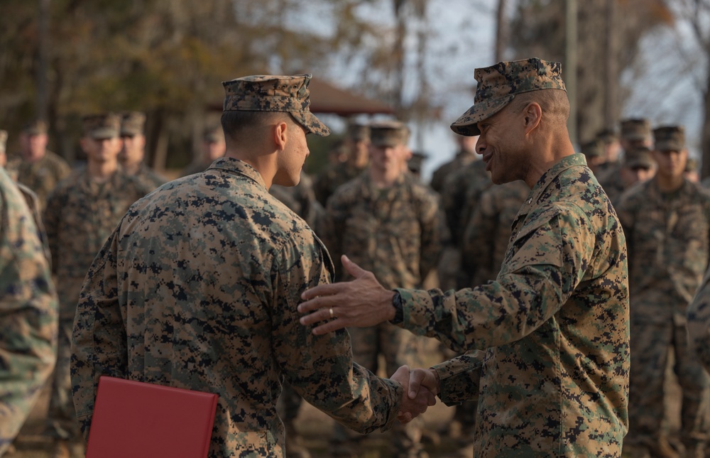 Cpl. Marco Hernandez Re-enlistment